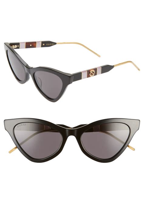 gucci cat eye tiger sunglasses|gucci 55mm cat eye sunglasses.